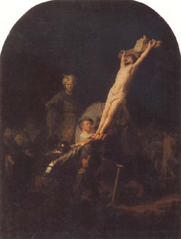 REMBRANDT Harmenszoon van Rijn The Raising of the Cross